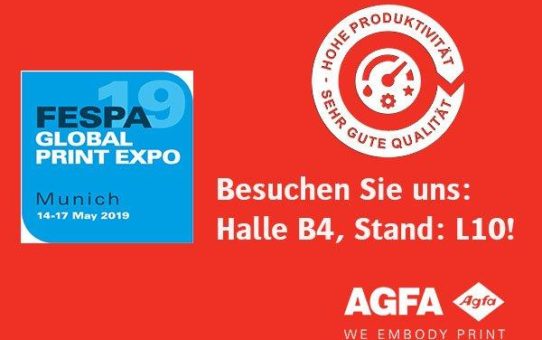 Agfa präsentiert sein Flaggschiff Jeti Tauro H3300 LED auf der FESPA 2019