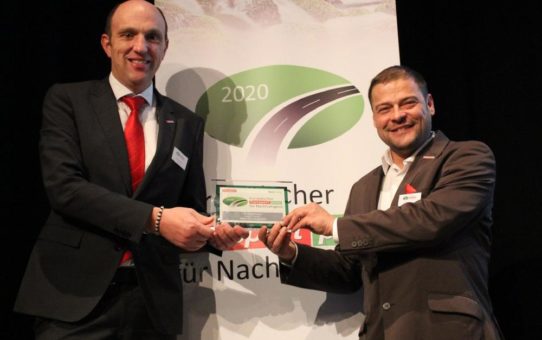Kögel Leichtbau-Containerchassis Port 45 Triplex holt sich Europäischen Transportpreis für Nachhaltigkeit