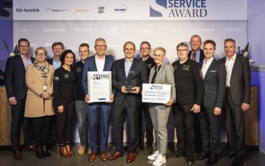 Bester Autoservice Deutschlands: Beresa OWL gewinnt den Service Award 2019