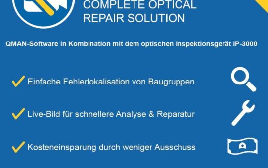 Optical-Repair-Lösung von Digitaltest lokalisiert Baugruppenfehler schneller als bisher