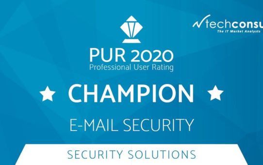 NoSpamProxy zum dritten Mal Champion in unabhängiger Nutzerbefragung für E-Mail-Security
