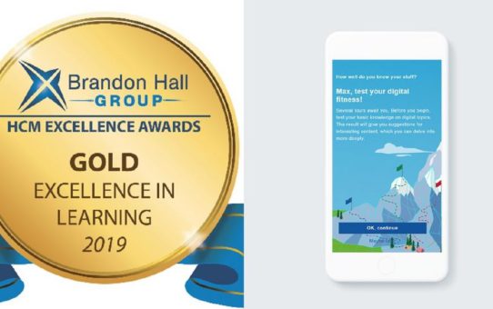 Oben angekommen: IMC AG und BASF SE erhalten 2019 Brandon Hall Award GOLD