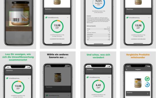 TU Ilmenau als Aussteller für "Woche der Umwelt" ausgewählt: App für den Vergleich von Lebensmitteln