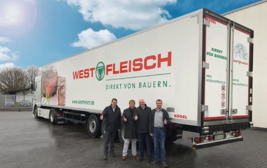 Fünfzehn neue Kögel Cool - PurFerro quality für WETRALOG - die Logistikspezialisten der Westfleisch-Gruppe