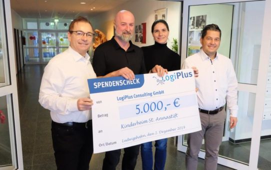 LogiPlus unterstützt Kinderheim St. Annastift in Ludwigshafen