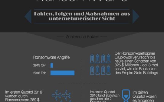 Infografik: 2016 das Jahr der Ransomware