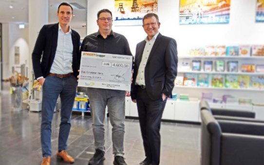4.600 Euro Spende für die Spendenaktion "Das Goldene Herz" der Braunschweiger Zeitung