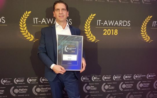 TecArt holt Gold-Auszeichnung bei Reader’s Choice IT-Awards 2018