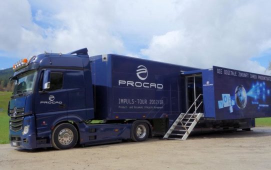 PROCAD-Truck bringt Digitalisierung auf die Straße