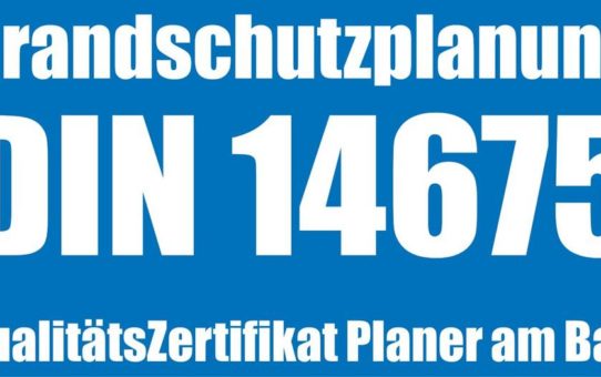 Brandschutzplanung: QualitätsZertifikat Planer am Bau von VdS anerkannt