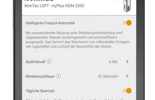 WimTec REMOTE - Volle Kontrolle an allen  Wasserabgabestellen im Neubau und Bestand
