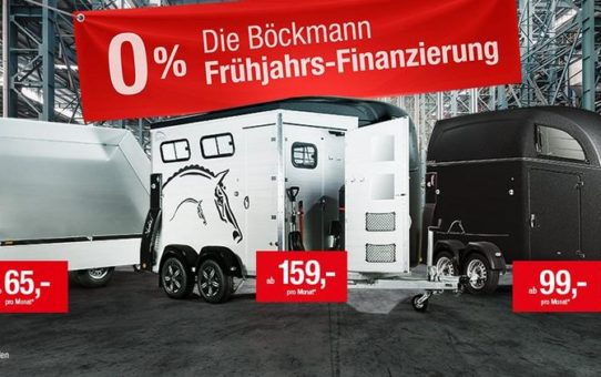 Die Böckmann 0% Frühjahrs-Finanzierung 2020