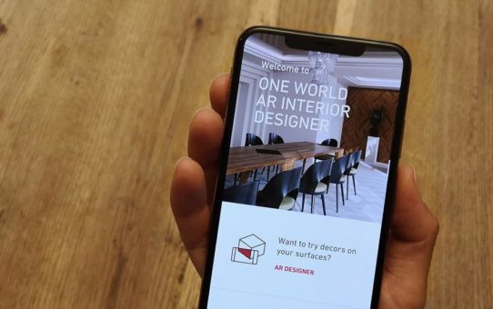 Individuelle Raumgestaltung leicht gemacht dank des ONE WORLD AR Interior Designers