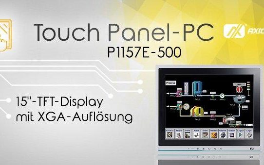AXIOMTEKs 15-Zoll großer Touch Panel