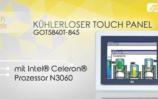 Ultra leichter, IP65-geschützter Touch Panel PC mit 8,4" TFT-LCD Display