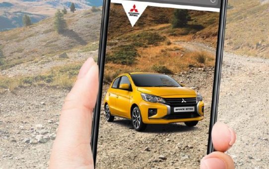 Mit Augmented Reality den neuen Mitsubishi Space Star virtuell entdecken