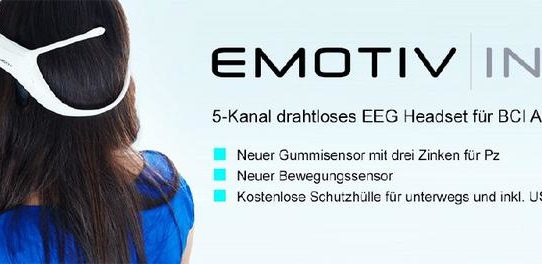 Ab sofort ist das Emotiv Insight EEG Headset mit neuen Features erhältlich