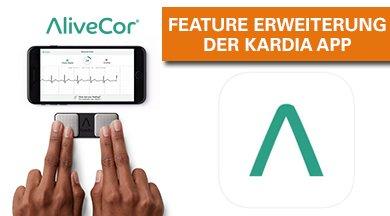 Neue Version der AliveCor Kardia App verfügbar  - Ab sofort inklusive neuer Features für Basis und Premiummitglieder