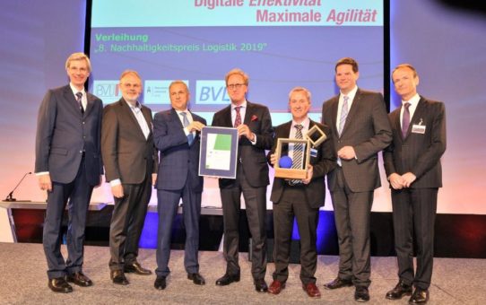 LKW WALTER mit dem 8. Nachhaltigkeitspreis Logistik 2019 beim 35. Logistik Dialog der BVL Österreich in Wien ausgezeichnet