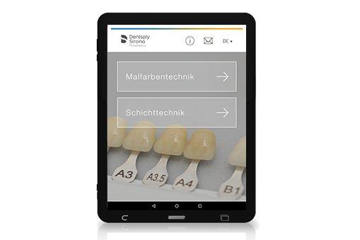 Eine Guide-App für Zahntechniker