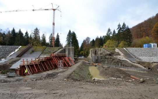 Generalsanierung des Unterwasserbeckens der Sösetalsperre im Harz