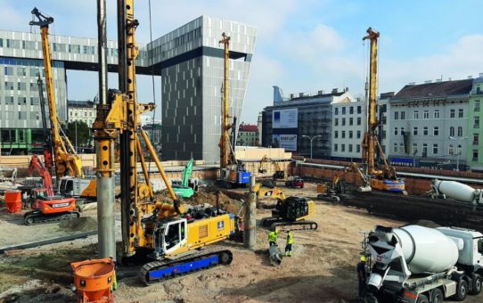 Bauer schließt Spezialtiefbauarbeiten für neues IKEA-Einrichtungshaus am Westbahnhof Wien ab