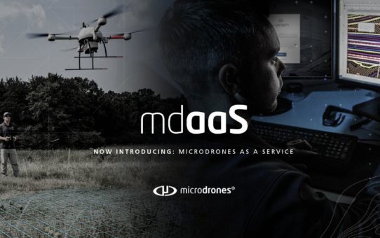 Microdrones as a Service (mdaaS) ab sofort erhältlich: