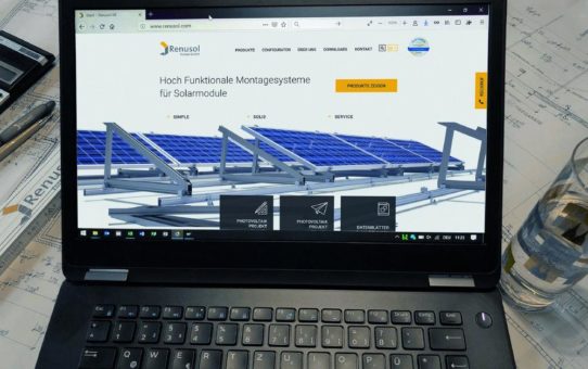 Renusol erleichtert PV-Planung  mit neuer Website