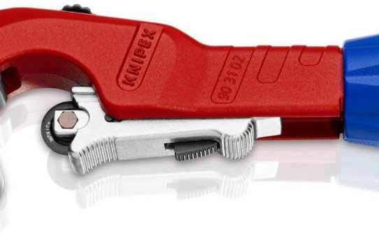 KNIPEX TubiX® Rohrabschneider:      Schnell, präzise und mit echter Einhandbedienung Kupfer- Messing- und Edelstahlrohre trennen