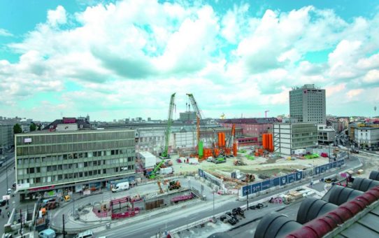 2. Stammstrecke München: Beginn der Schlitzwandarbeiten am Hauptbahnhof