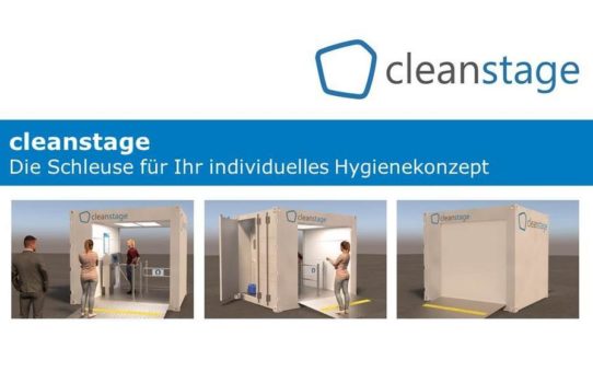 cleanstage - Die Schleuse für Ihr Hygienekonzept