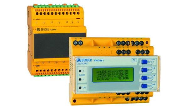 Spannungs- und Frequenzüberwachung für höhere Netznennspannungen mit dem neuen Spannungsrelais LINETRAXX® VMD461 und Ankoppelgerät CD440