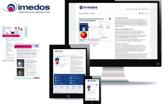 Klar, dynamisch und modern: Der neue Markenauftritt der Imedos Systems GmbH