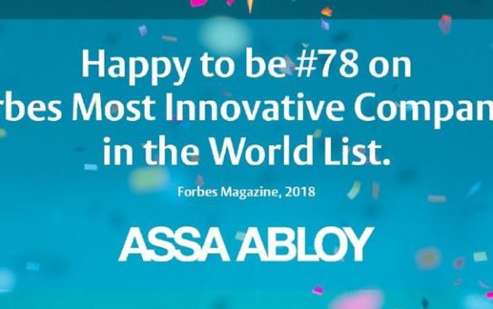 Innovation zahlt sich aus: ASSA ABLOY erneut auf der Forbes Liste