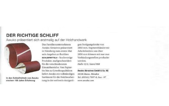 DER RICHTIGE SCHLIFF