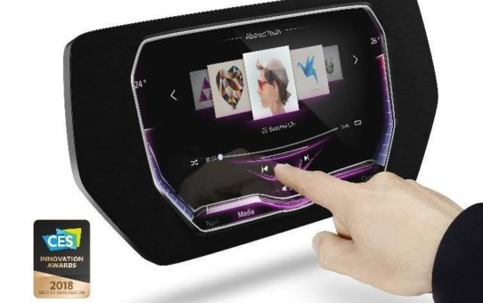 Touch-Display mit 3D-Oberfläche von Continental erhält höchste Auszeichnung des CES Innovation Awards