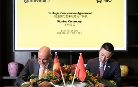 Continental und NIO unterzeichnen strategische Kooperationsvereinbarung