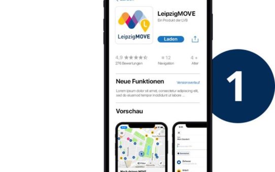 Leipziger Verkehrsbetriebe und TAF entwickeln multimodale Mobilitäts-App weiter: Neue App „LeipzigMOVE“ ab jetzt erhältlich