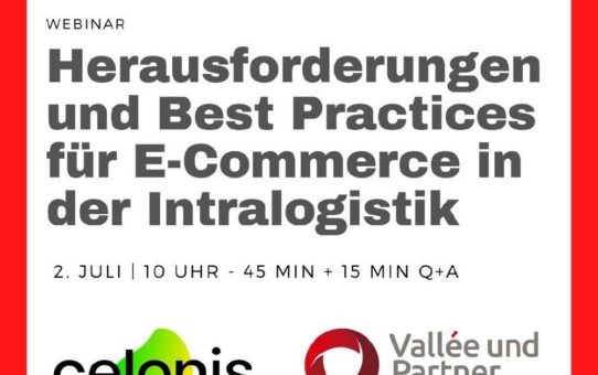 Webinar: Best Practices für Logistiker, mit einem extra Fokus auf E-Commerce