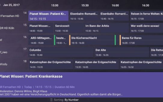 Amazon FireTV kann auch LiveTV - aber nur mit der kostenlosen App von DVBLogic TV Mosaic