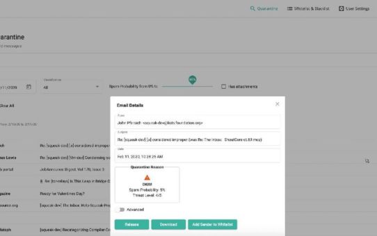 Retarus Email Security mit Best-in-Class Quarantäne-Service