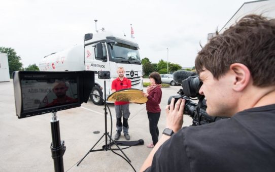 Sievert Handel Transporte rückt den Kraftfahrer-Beruf ins rechte Licht