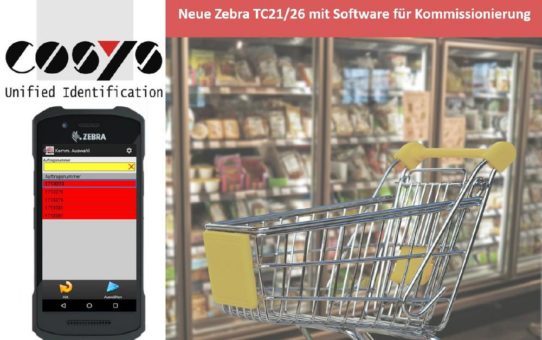 Neue MDE-Hardware von Zebra TC21/26 im Lebensmittelhandel