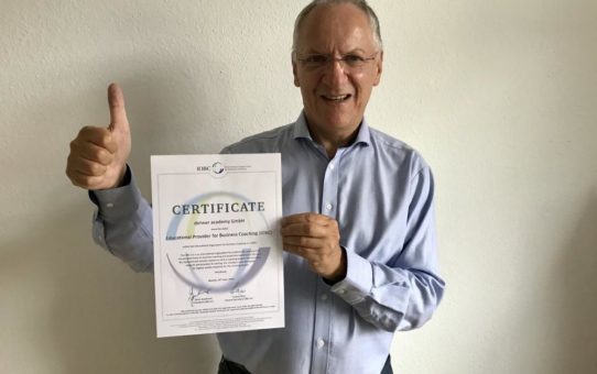 Internationales Coaching-Zertifikat für die dehner academy