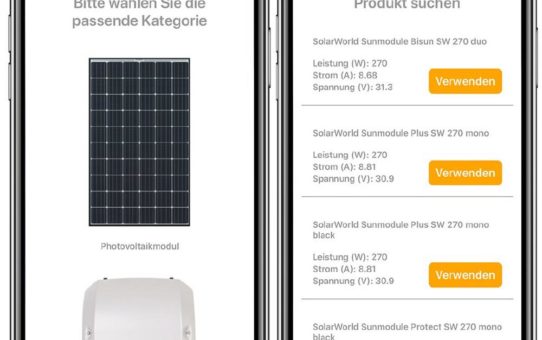 Die PV-Ersatzteil-App für Installateure