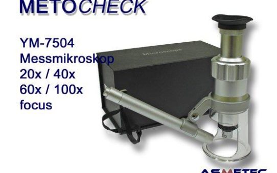 Hochwertig verarbeitete Messmikroskope von Asmetec – METOCHECK Serie YM-7504