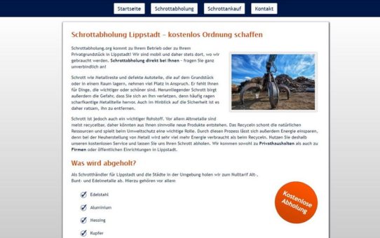 Metall aller Art abholen lassen – Altmetall Abholung in Lippstadt