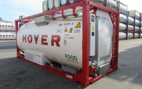 HOYER Group entwickelt laufend neue Wege für den Lebensmitteltransport