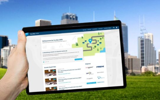 Neues Design für Kommunikationsplattform GeoNet.MRN