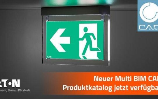 Eaton Emergency Lighting veröffentlicht BIM Produktdaten für Revit, ARCHICAD, Allplan, SketchUp und Tekla